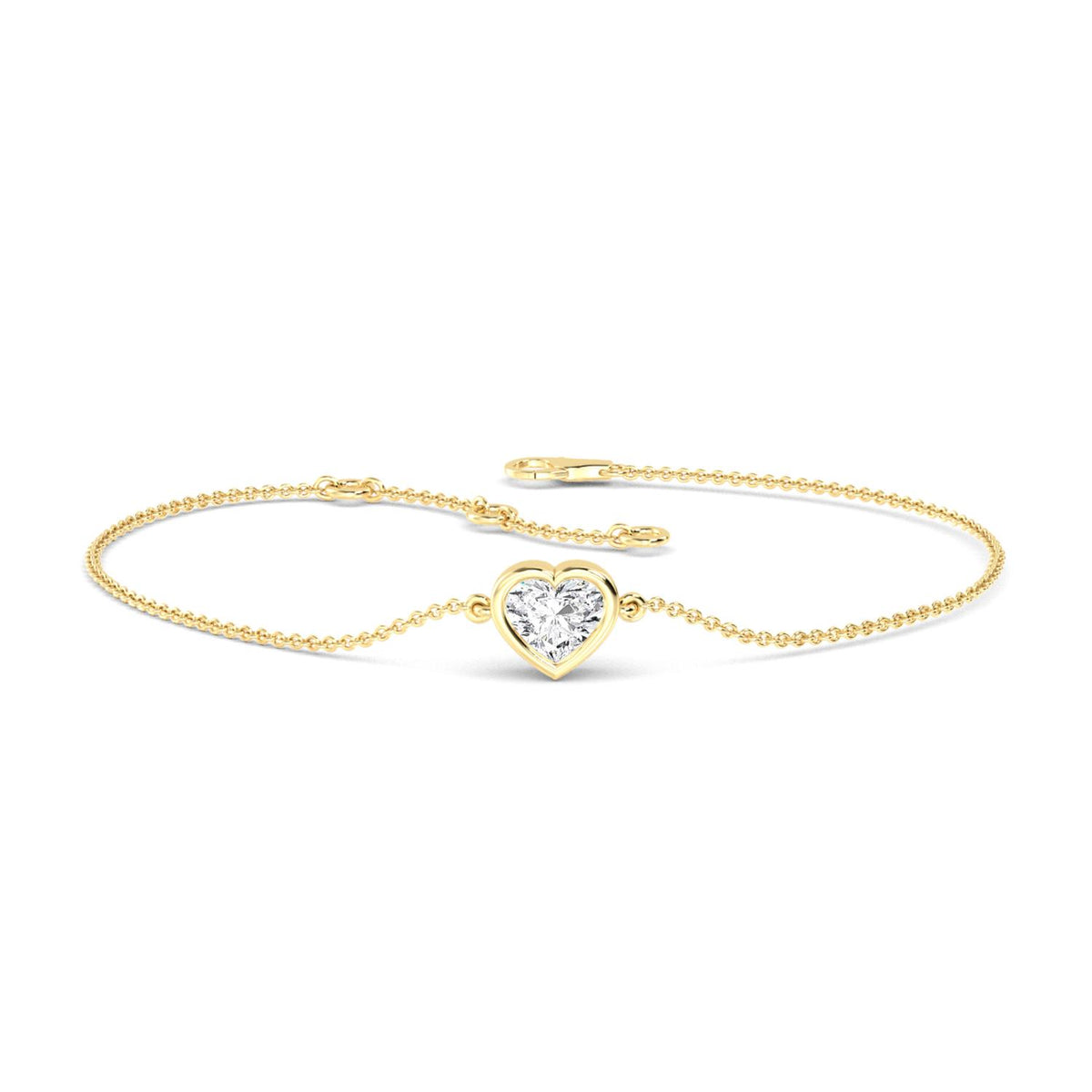 Yellow Gold / 0.50ct Lab Grown Diamond Bracelet