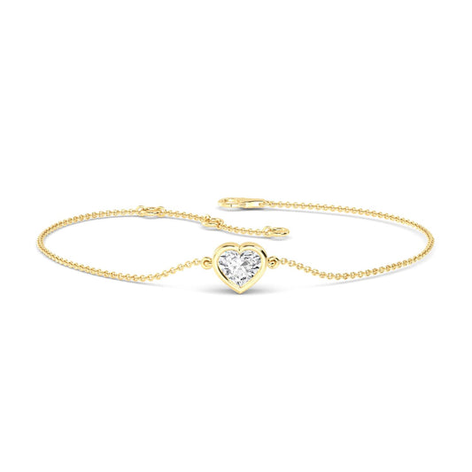 Yellow Gold / 0.50ct Lab Grown Diamond Bracelet