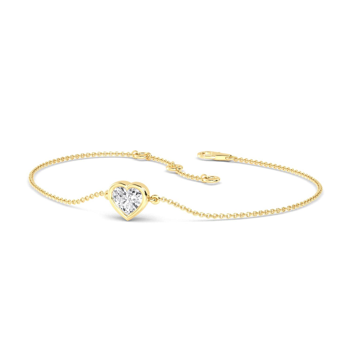Yellow Gold / 0.50ct Lab Grown Diamond Bracelet