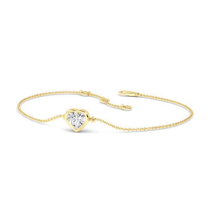 Yellow Gold / 0.50ct Lab Grown Diamond Bracelet