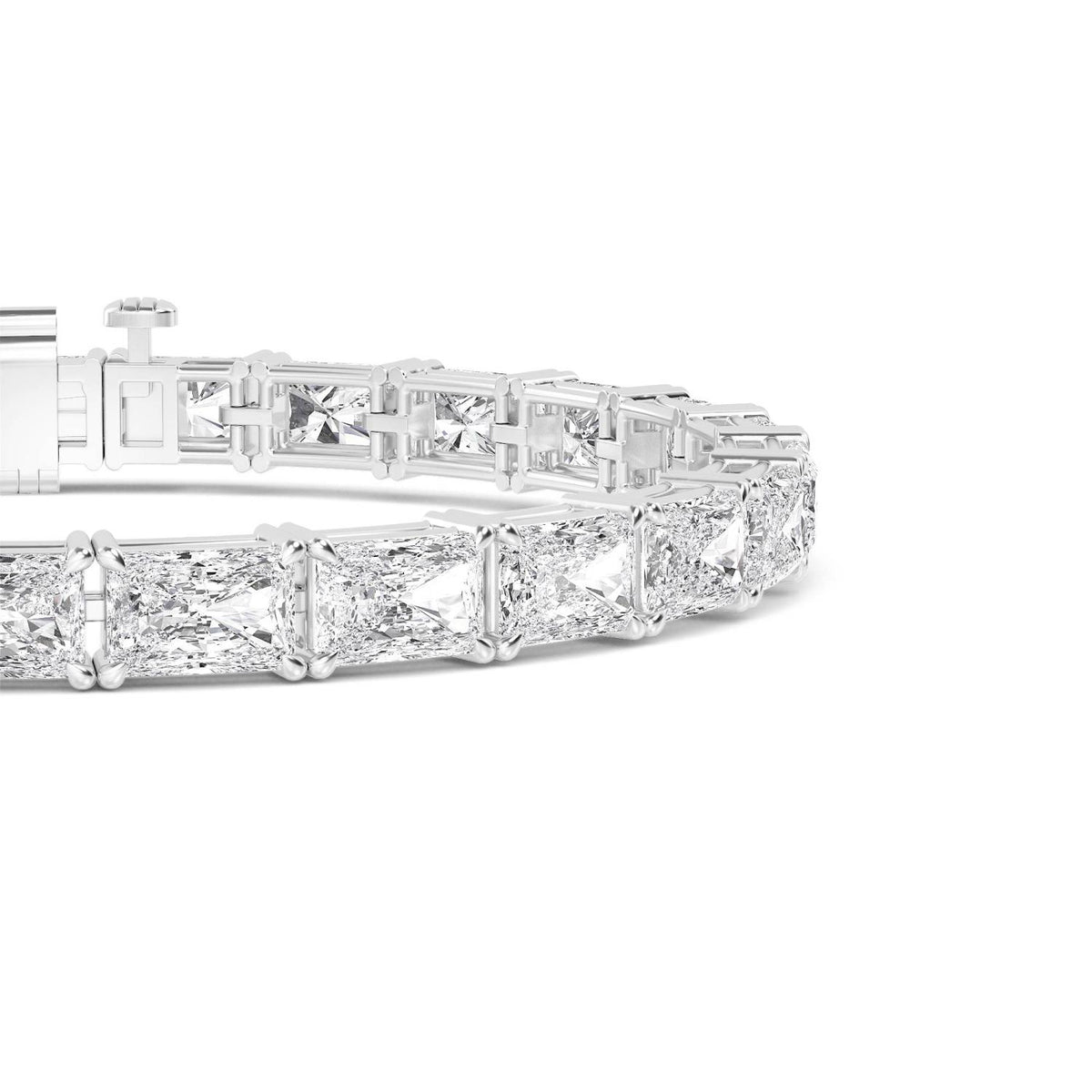 White Gold / Lab Grown Diamond Bracelet