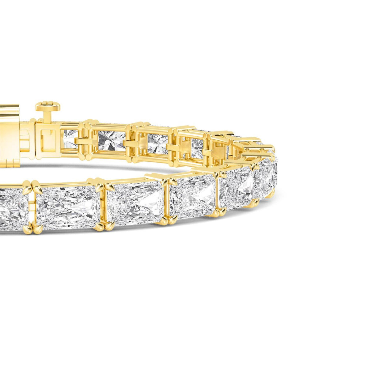 Yellow Gold / Lab Grown Diamond Bracelet