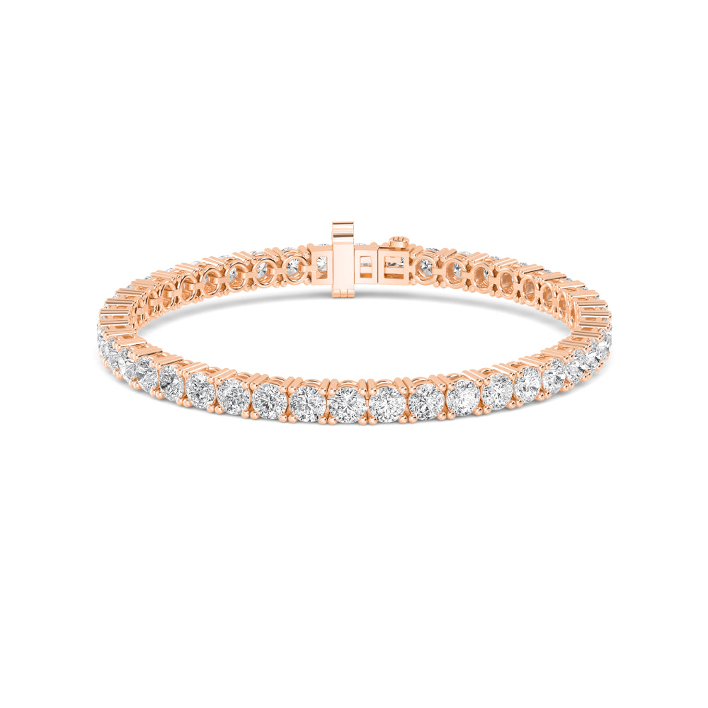 Rose Gold / Lab Grown Diamond Tennis Bracelet