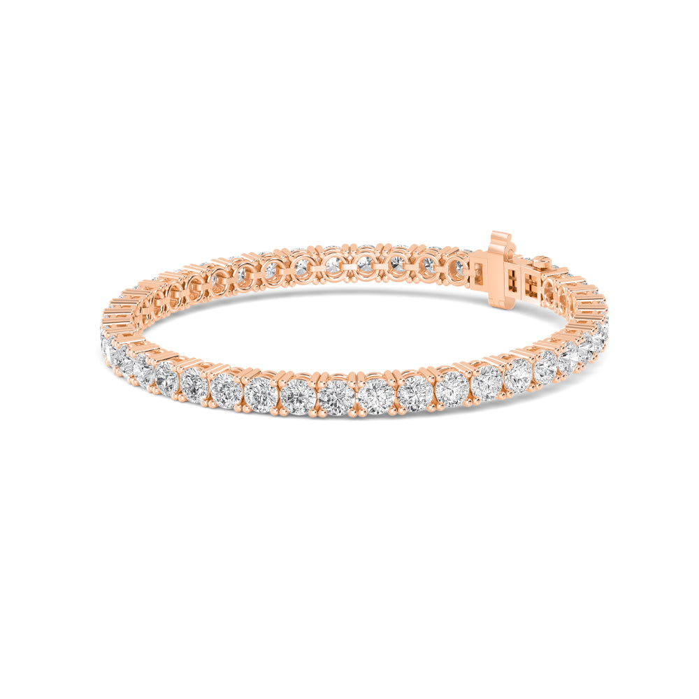 Rose Gold / Lab Grown Diamond Tennis Bracelet