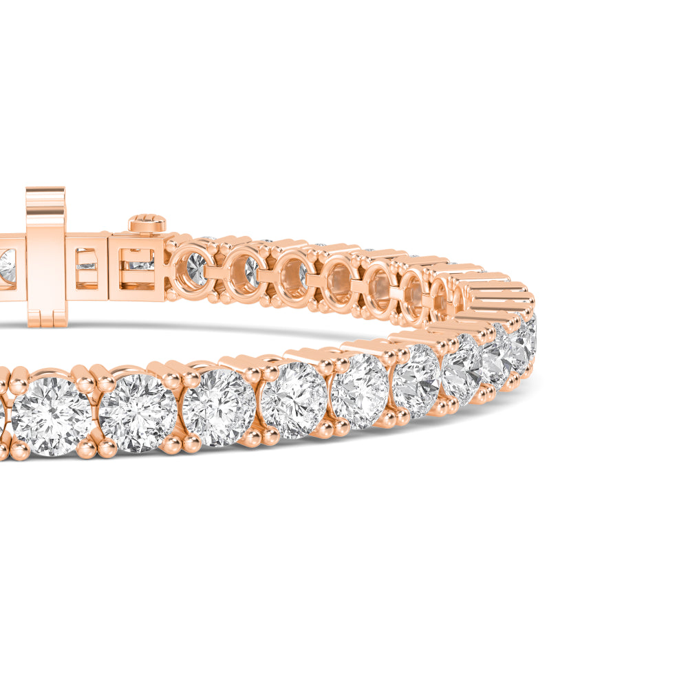 Rose Gold / Lab Grown Diamond Tennis Bracelet