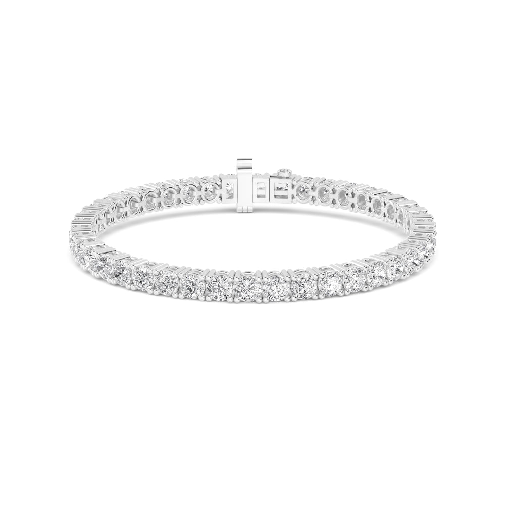 White Gold / Lab Grown Diamond Tennis Bracelet