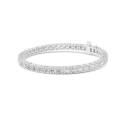 White Gold / Lab Grown Diamond Tennis Bracelet