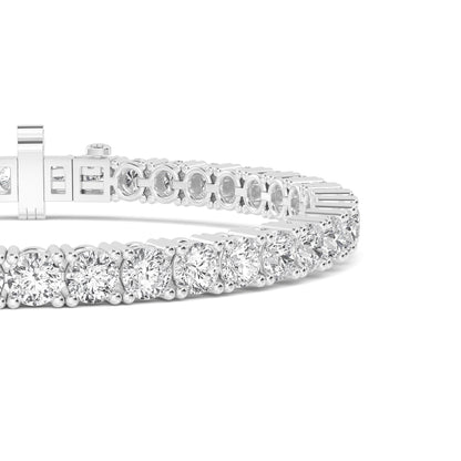 White Gold / Lab Grown Diamond Tennis Bracelet