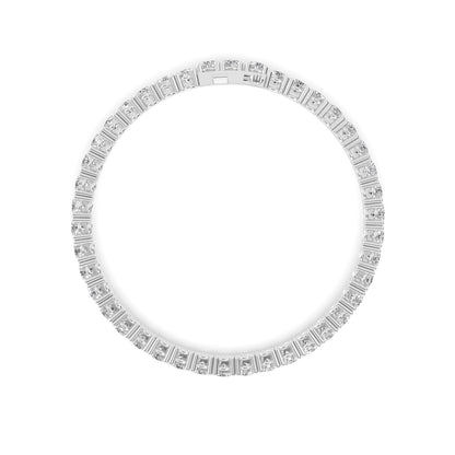 White Gold / Lab Grown Diamond Tennis Bracelet