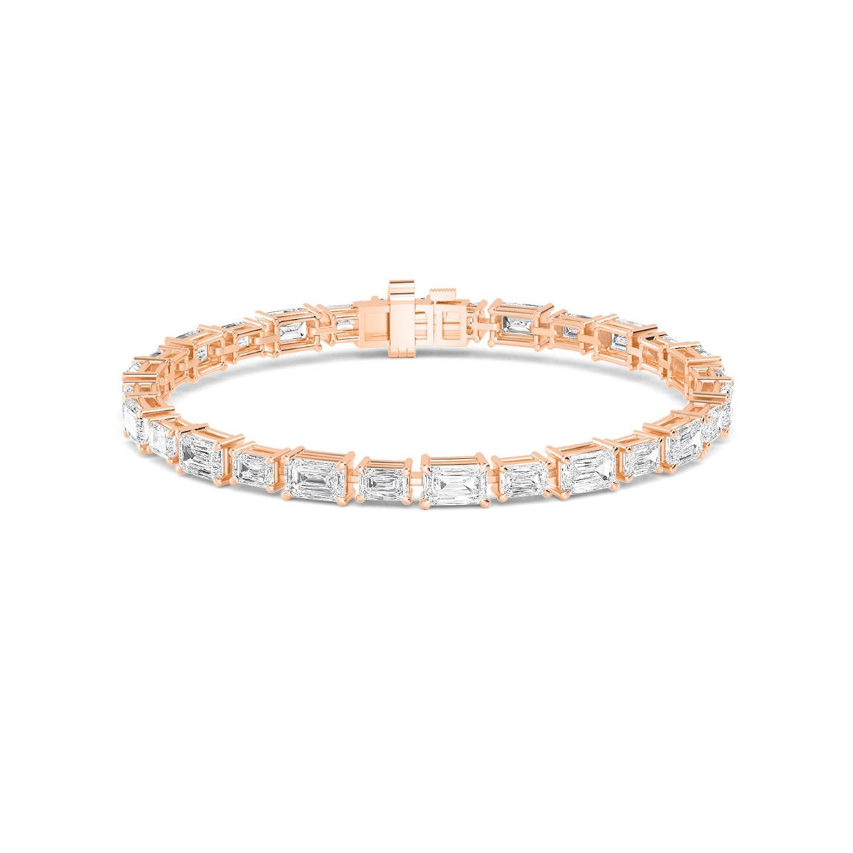 Rose Gold / 11.13ct Lab Grown Diamond Bracelet