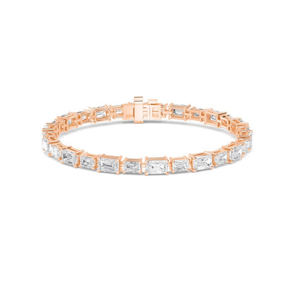 Rose Gold / 11.13ct Lab Grown Diamond Bracelet