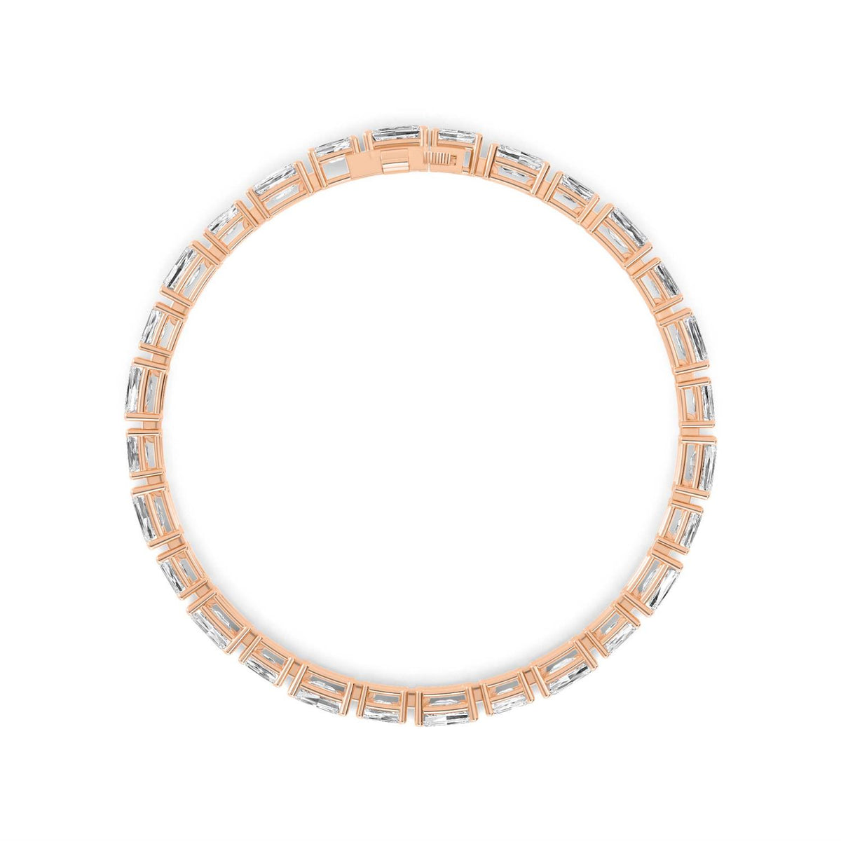 Rose Gold / 11.13ct Lab Grown Diamond Bracelet