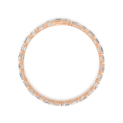 Rose Gold / 11.13ct Lab Grown Diamond Bracelet