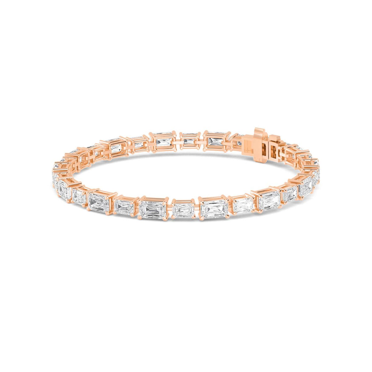 Rose Gold / 11.13ct Lab Grown Diamond Bracelet