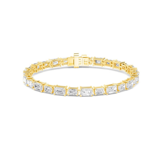 Yellow Gold / 11.13ct Lab Grown Diamond Bracelet