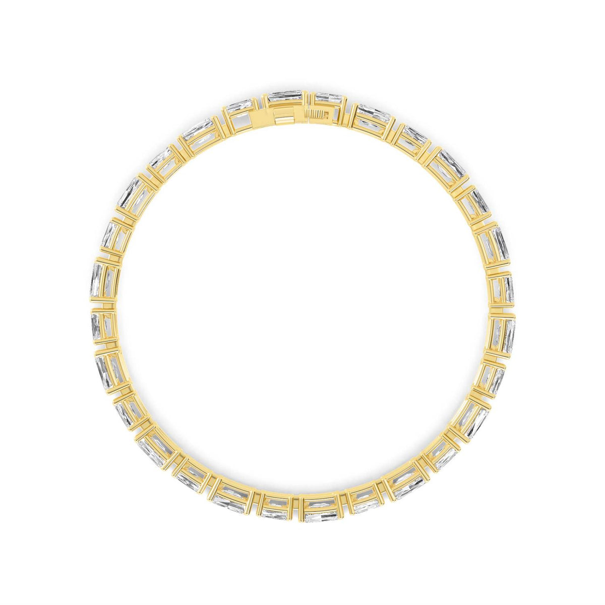 Yellow Gold / 11.13ct Lab Grown Diamond Bracelet