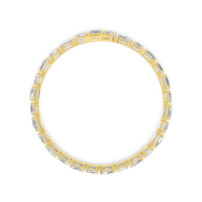 Yellow Gold / 11.13ct Lab Grown Diamond Bracelet