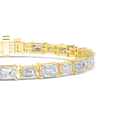 Yellow Gold / 11.13ct Lab Grown Diamond Bracelet