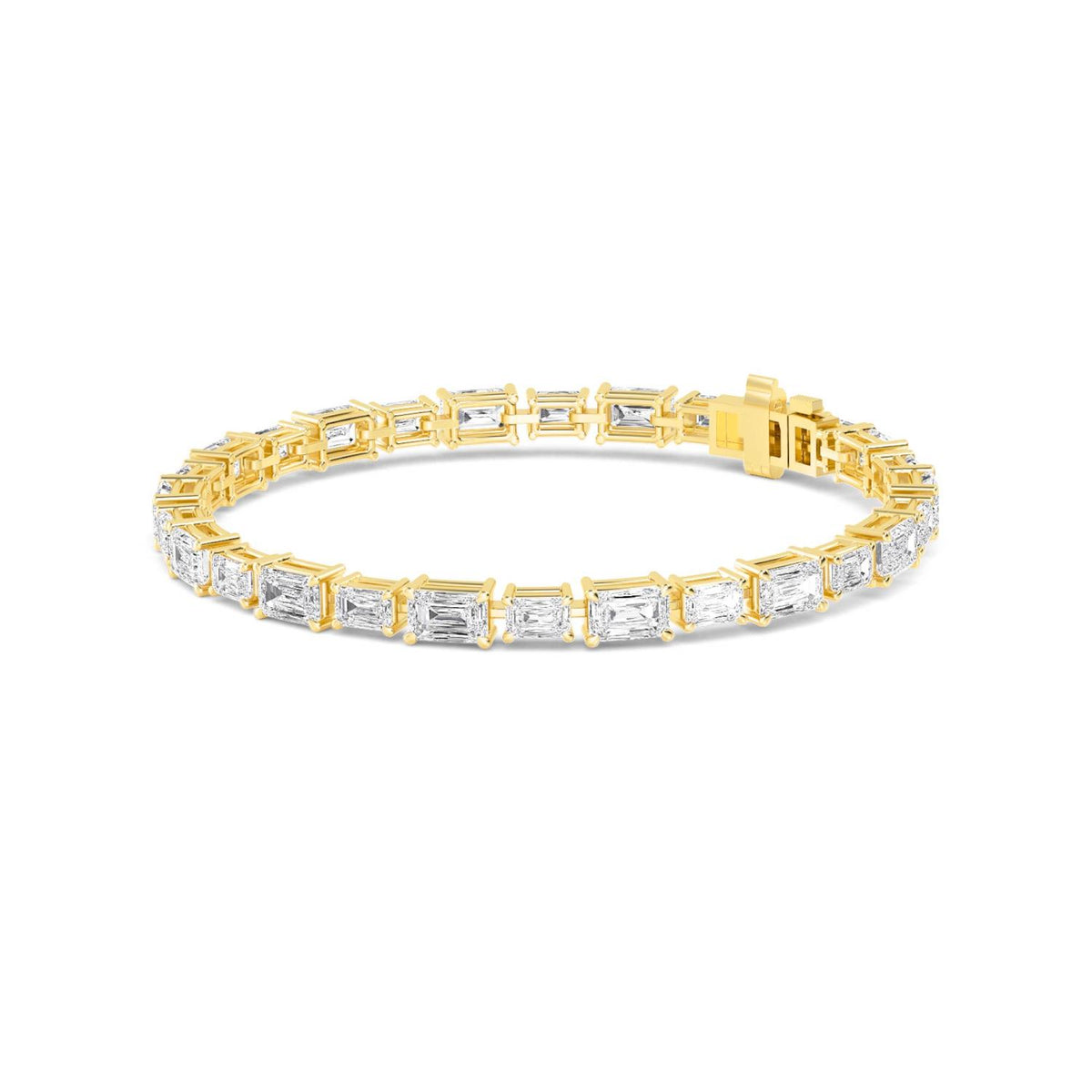 Yellow Gold / 11.13ct Lab Grown Diamond Bracelet