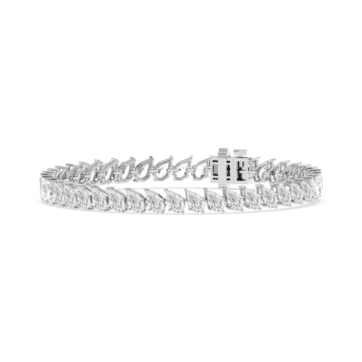 White Gold / 12.77ct Lab Grown Diamond Tennis Bracelet