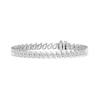 White Gold / 12.77ct Lab Grown Diamond Tennis Bracelet