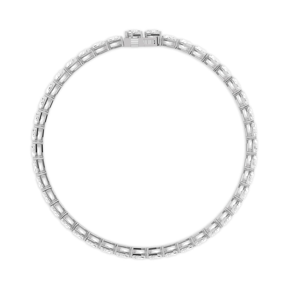 White Gold / 12.77ct Lab Grown Diamond Tennis Bracelet