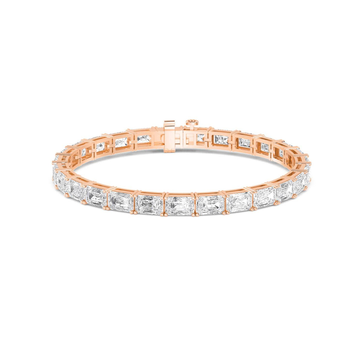Rose Gold / 19.56ct Lab Grown Diamond Bracelet