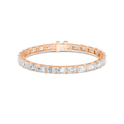 Rose Gold / 19.56ct Lab Grown Diamond Bracelet