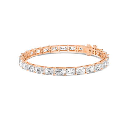 Rose Gold / 19.56ct Lab Grown Diamond Bracelet