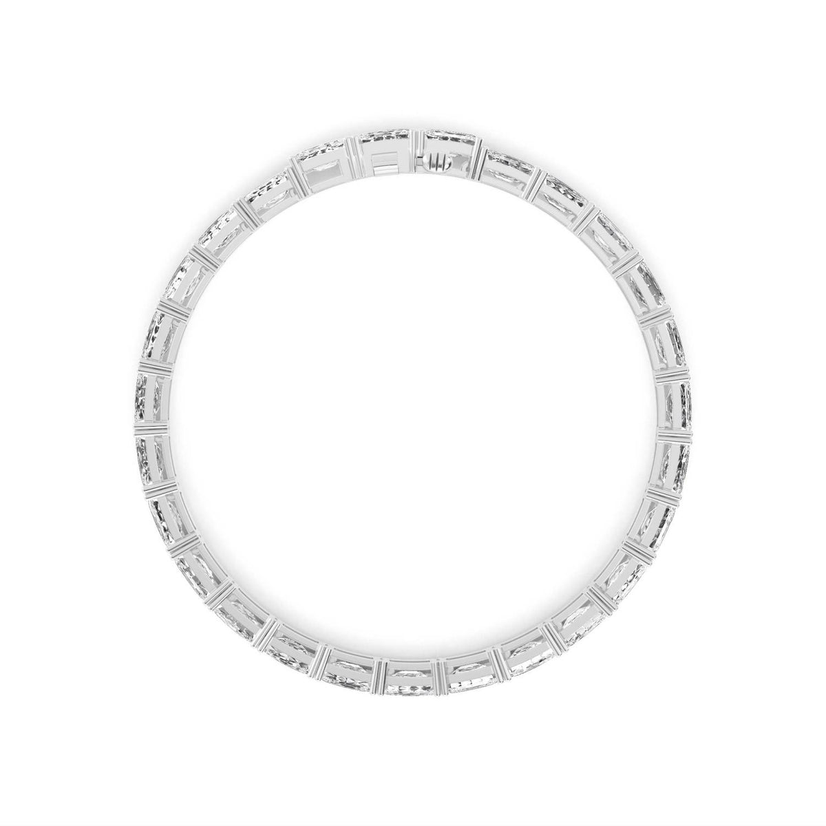 White Gold / 19.56ct Lab Grown Diamond Bracelet