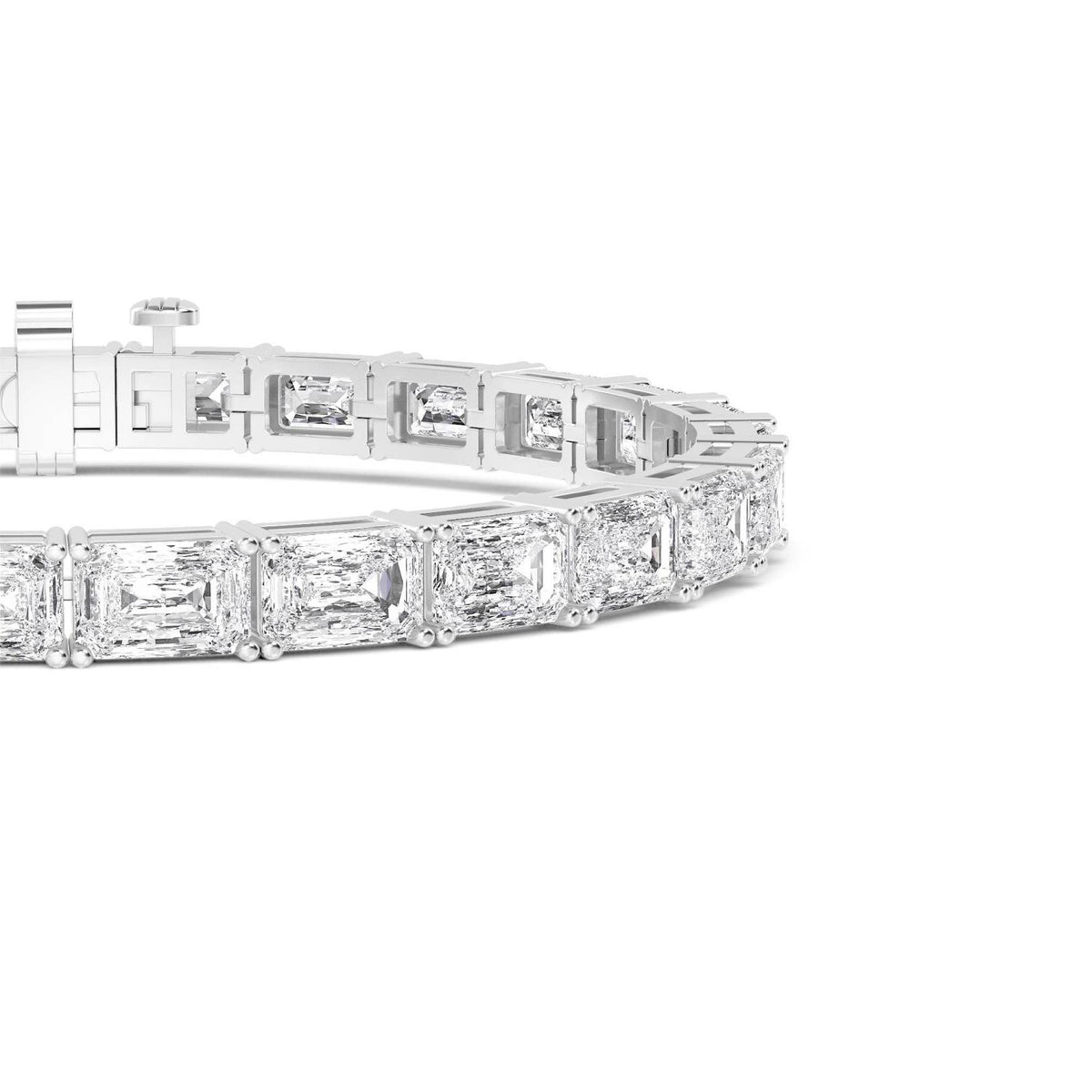 White Gold / 19.56ct Lab Grown Diamond Bracelet