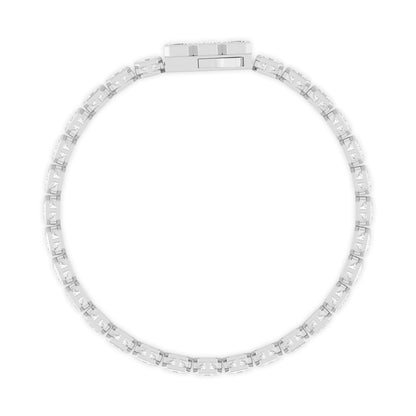 White Gold / 17.61ct Lab Grown Diamond Bezel Bracelet