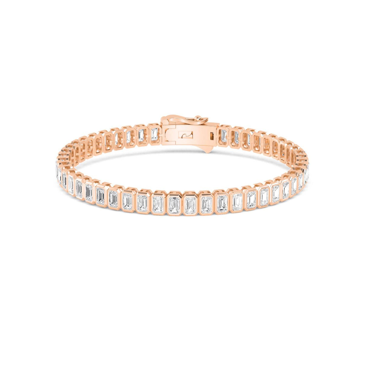 Rose Gold / Lab Grown Diamond Tennis Bracelet