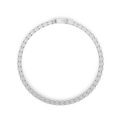 White Gold / Lab Grown Diamond Tennis Bracelet