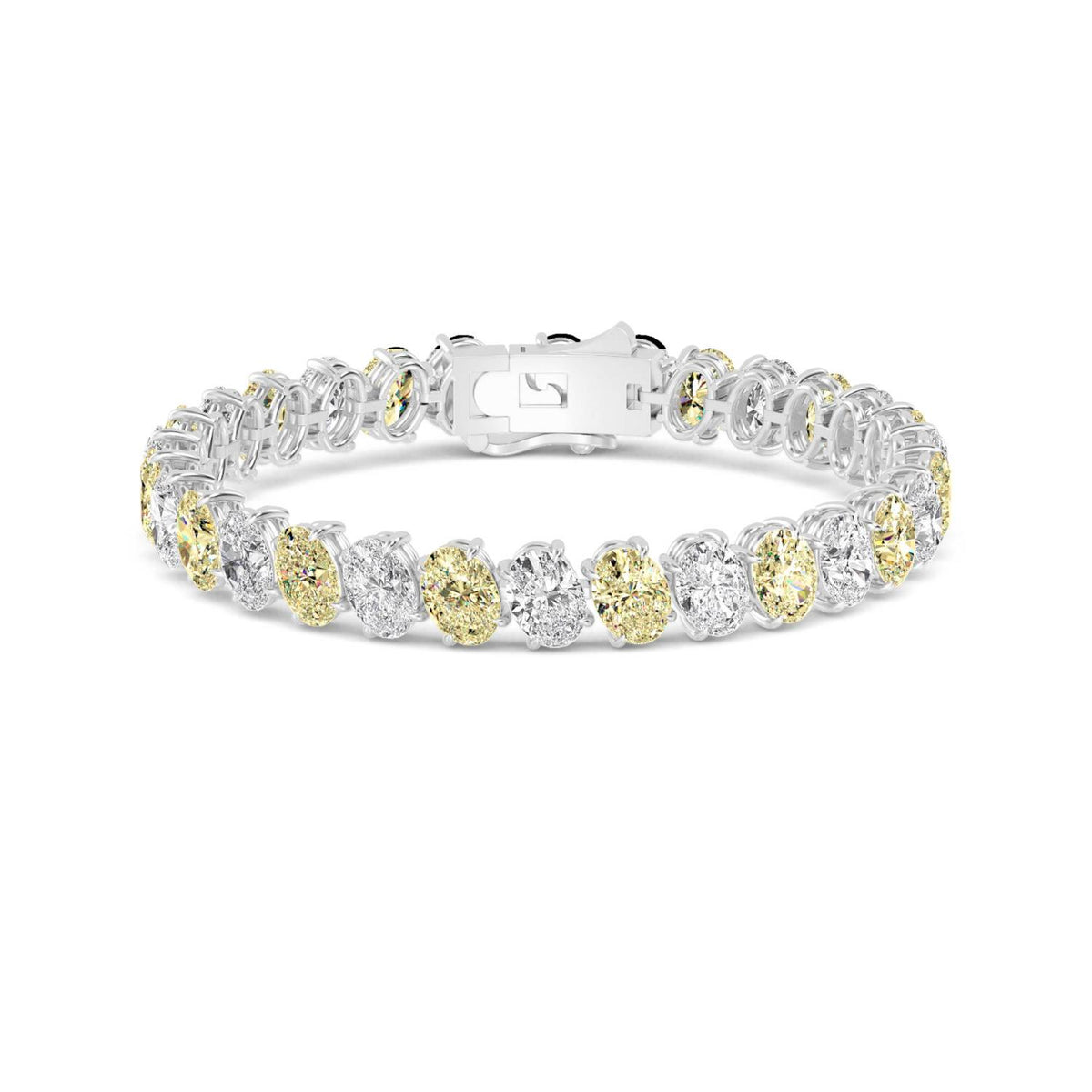 White Gold / 26.06ct Lab Grown Diamond Bracelet