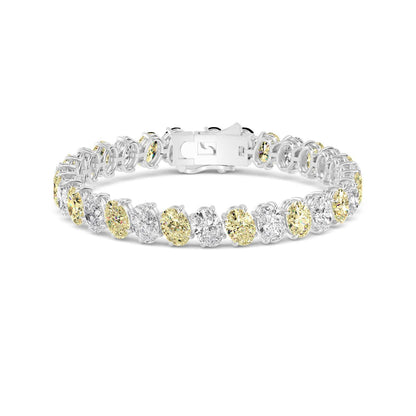 White Gold / 26.06ct Lab Grown Diamond Bracelet