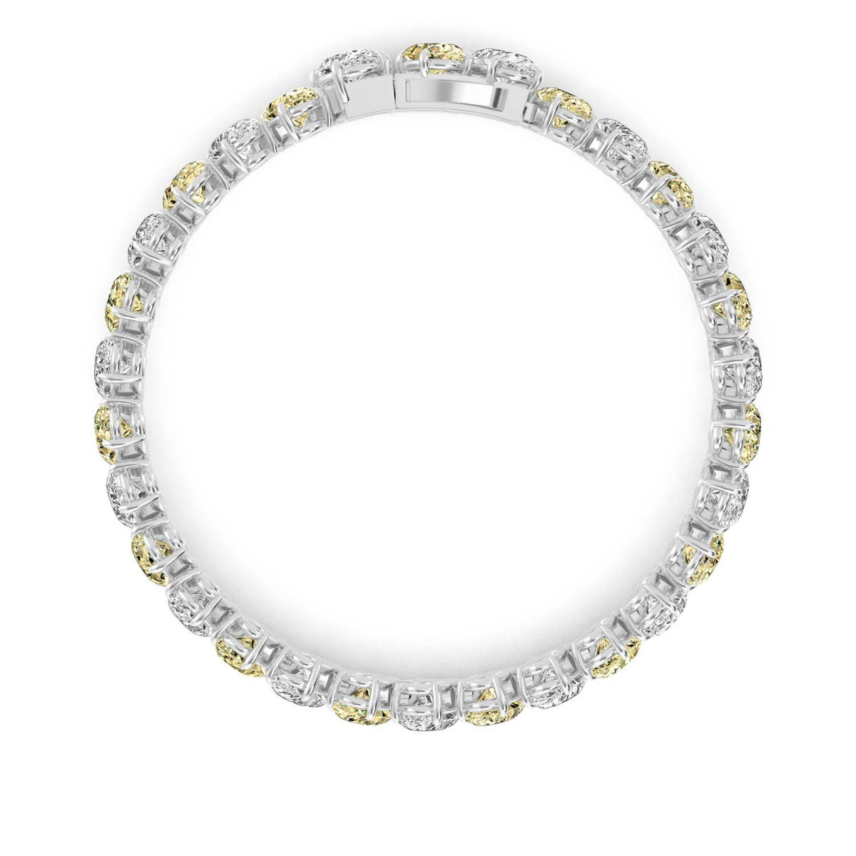 White Gold / 26.06ct Lab Grown Diamond Bracelet