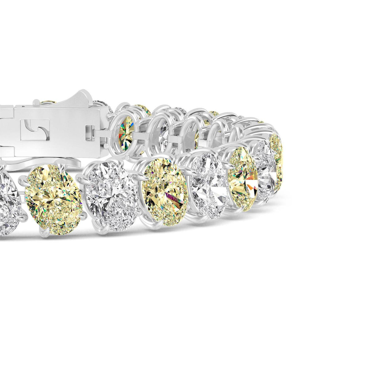 White Gold / 26.06ct Lab Grown Diamond Bracelet