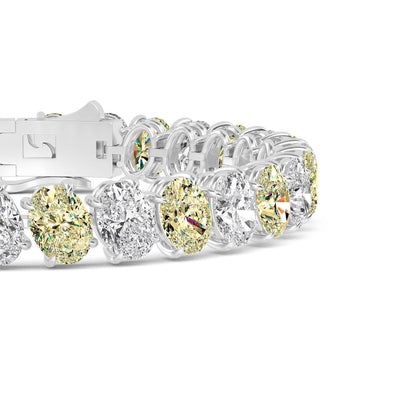 White Gold / 26.06ct Lab Grown Diamond Bracelet