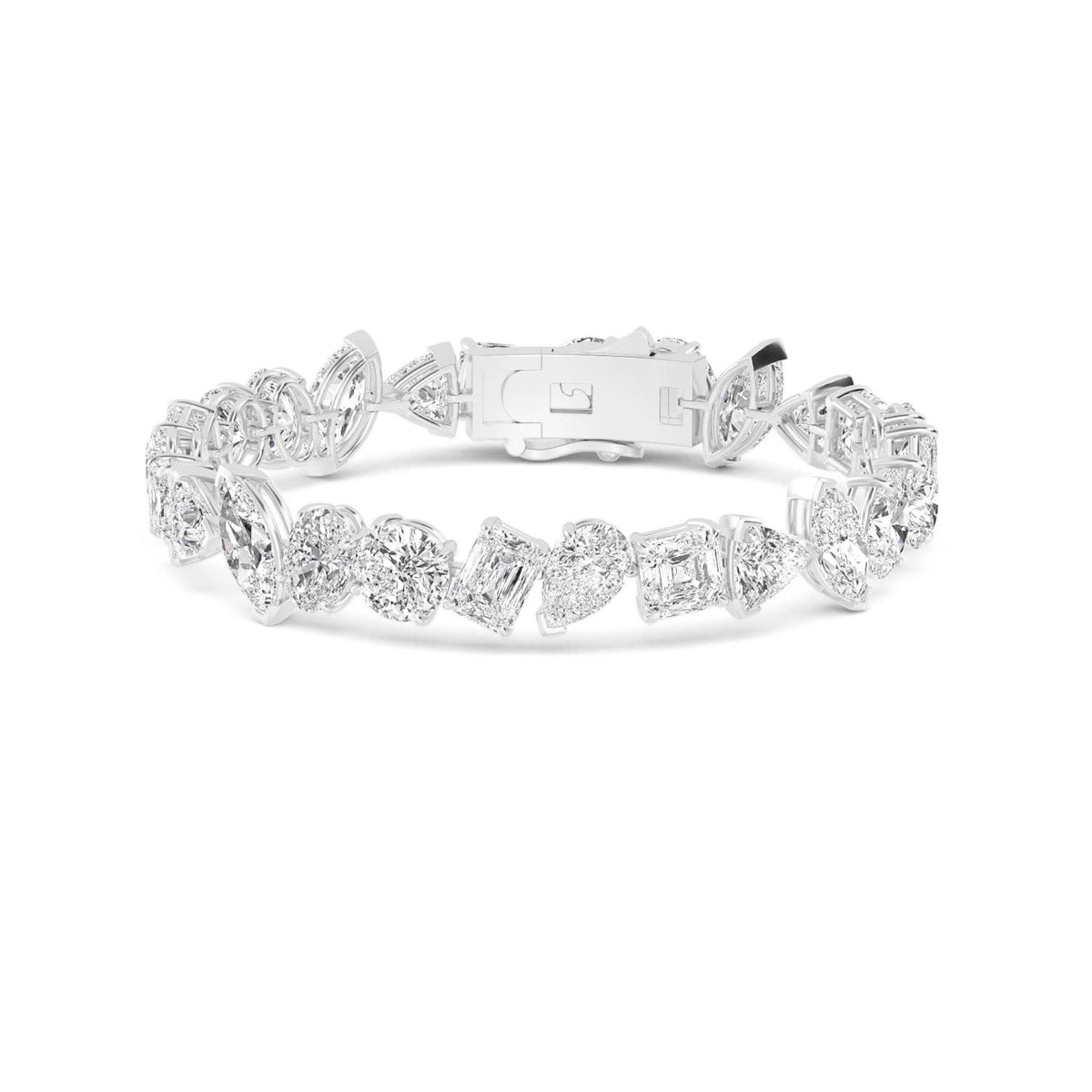 White Gold / 30.20ct Lab Grown Diamond Bracelet