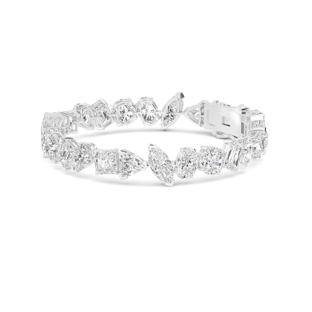 White Gold / 30.20ct Lab Grown Diamond Bracelet