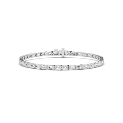 White Gold / 7.21ct Lab Grown Diamond Tennis Bracelet
