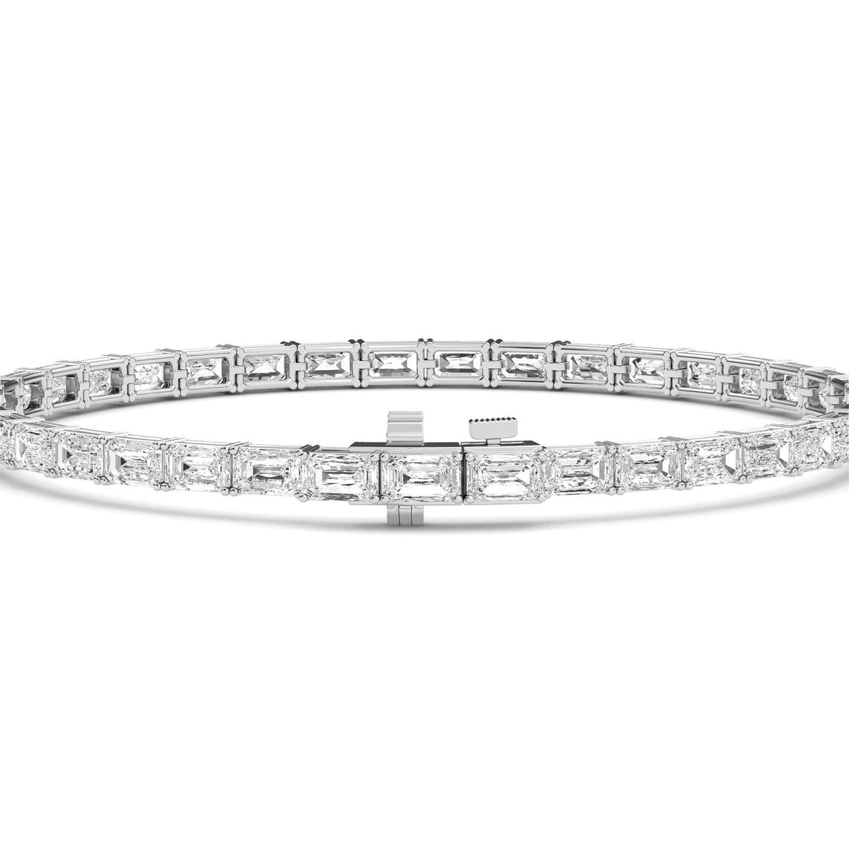 White Gold / 7.21ct Lab Grown Diamond Tennis Bracelet