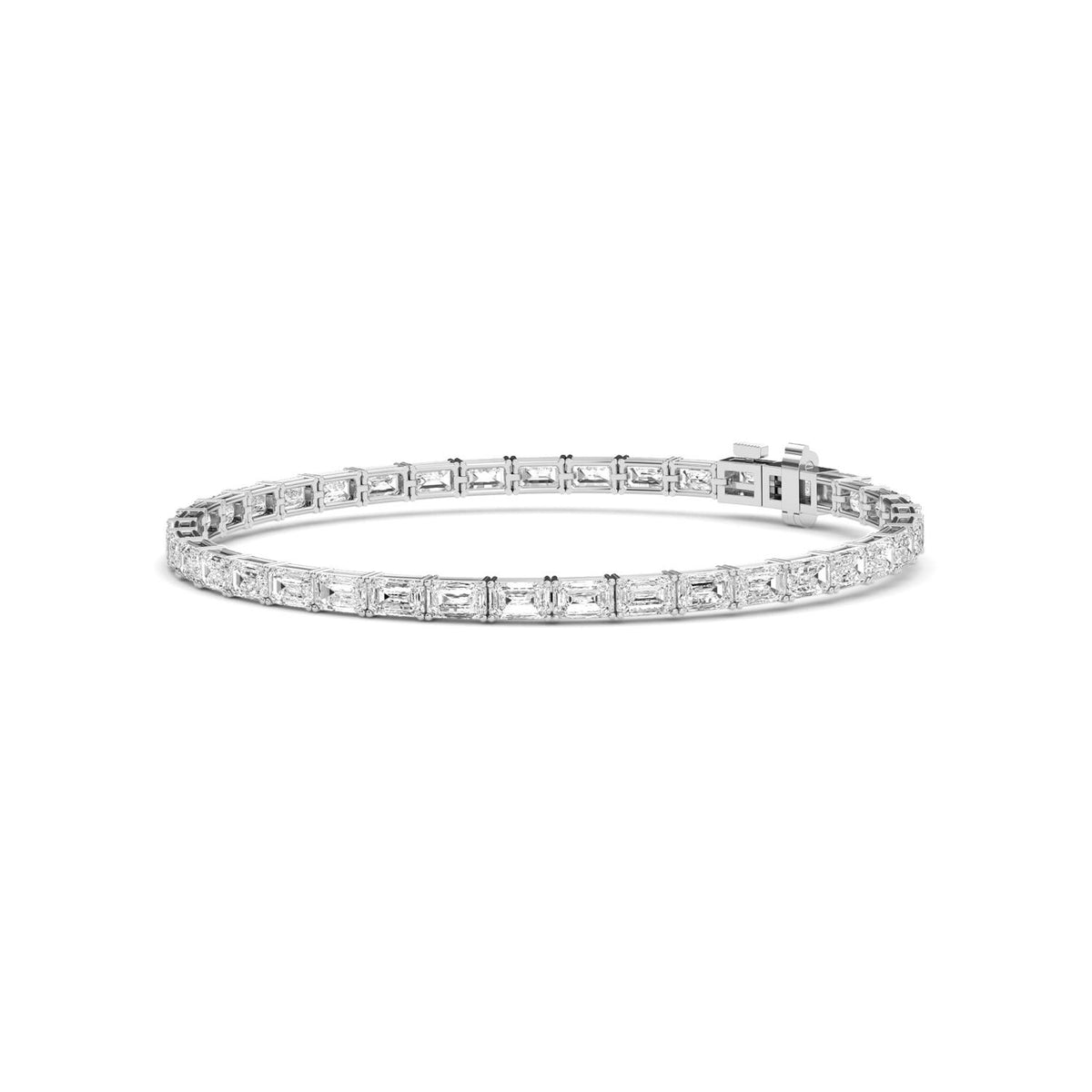White Gold / 7.21ct Lab Grown Diamond Tennis Bracelet