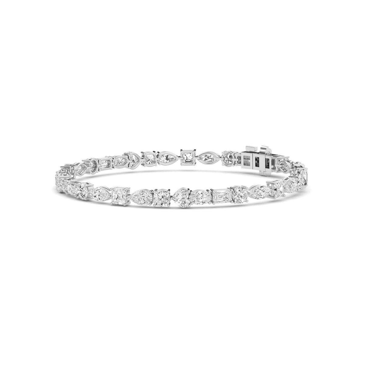 White Gold / Lab Grown Diamond Tennis Bracelet