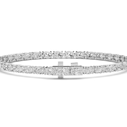 White Gold / 6.57ct Lab Grown Diamond Tennis Bracelet