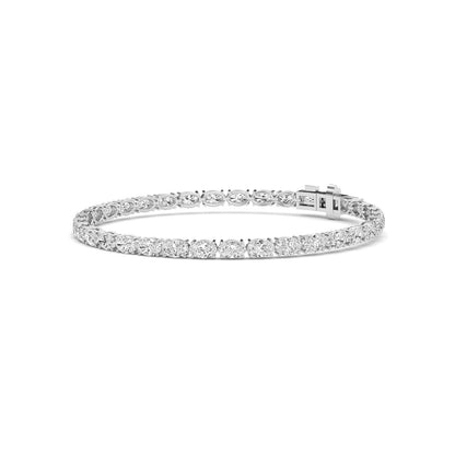 White Gold / 6.57ct Lab Grown Diamond Tennis Bracelet