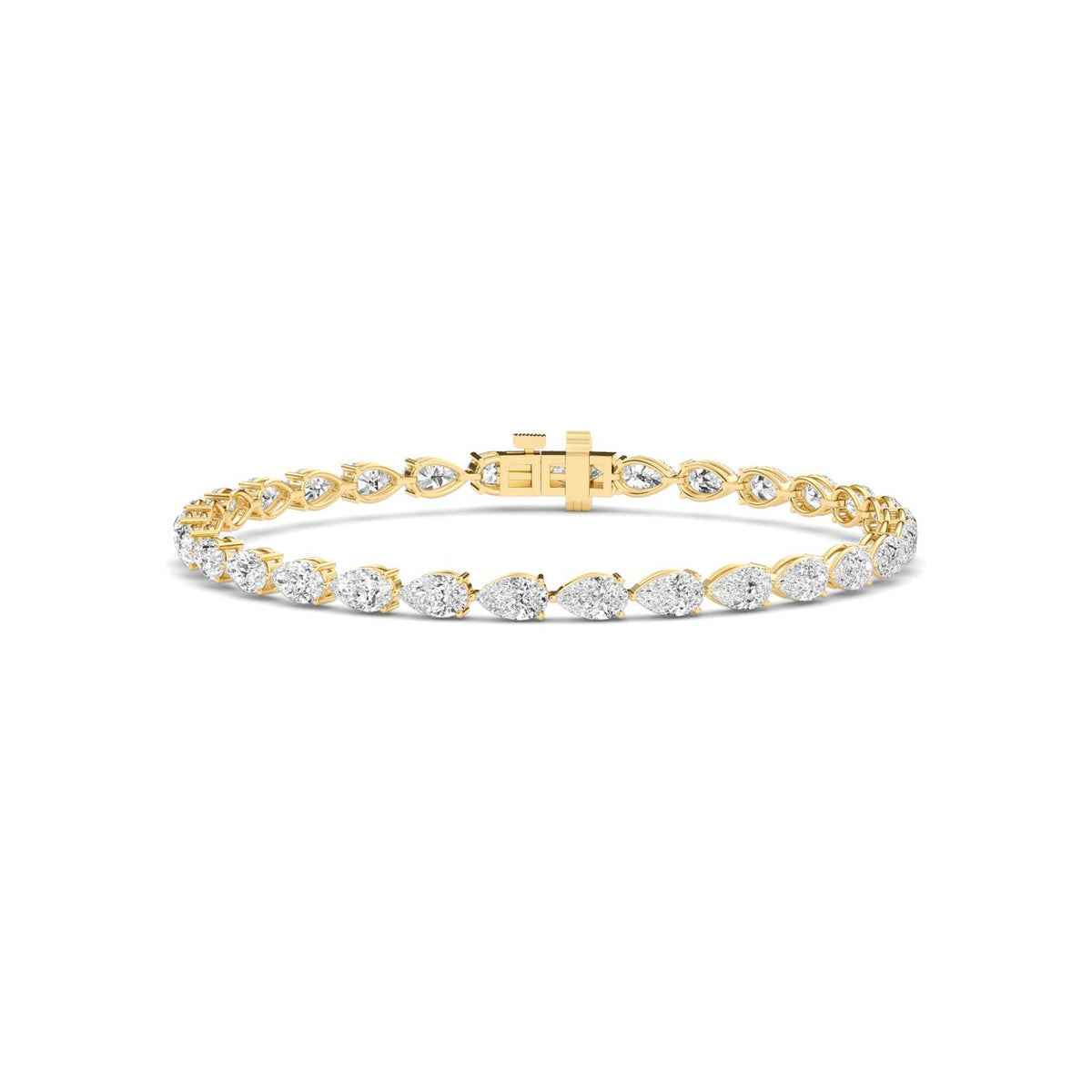 Yellow Gold / 5.61ct Lab Grown Diamond Tennis Bracelet