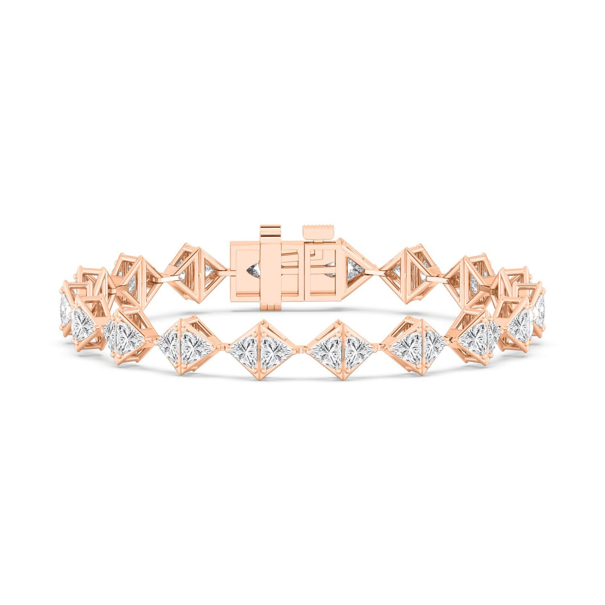 Rose Gold / 10.18ct Lab Grown Diamond Bracelet