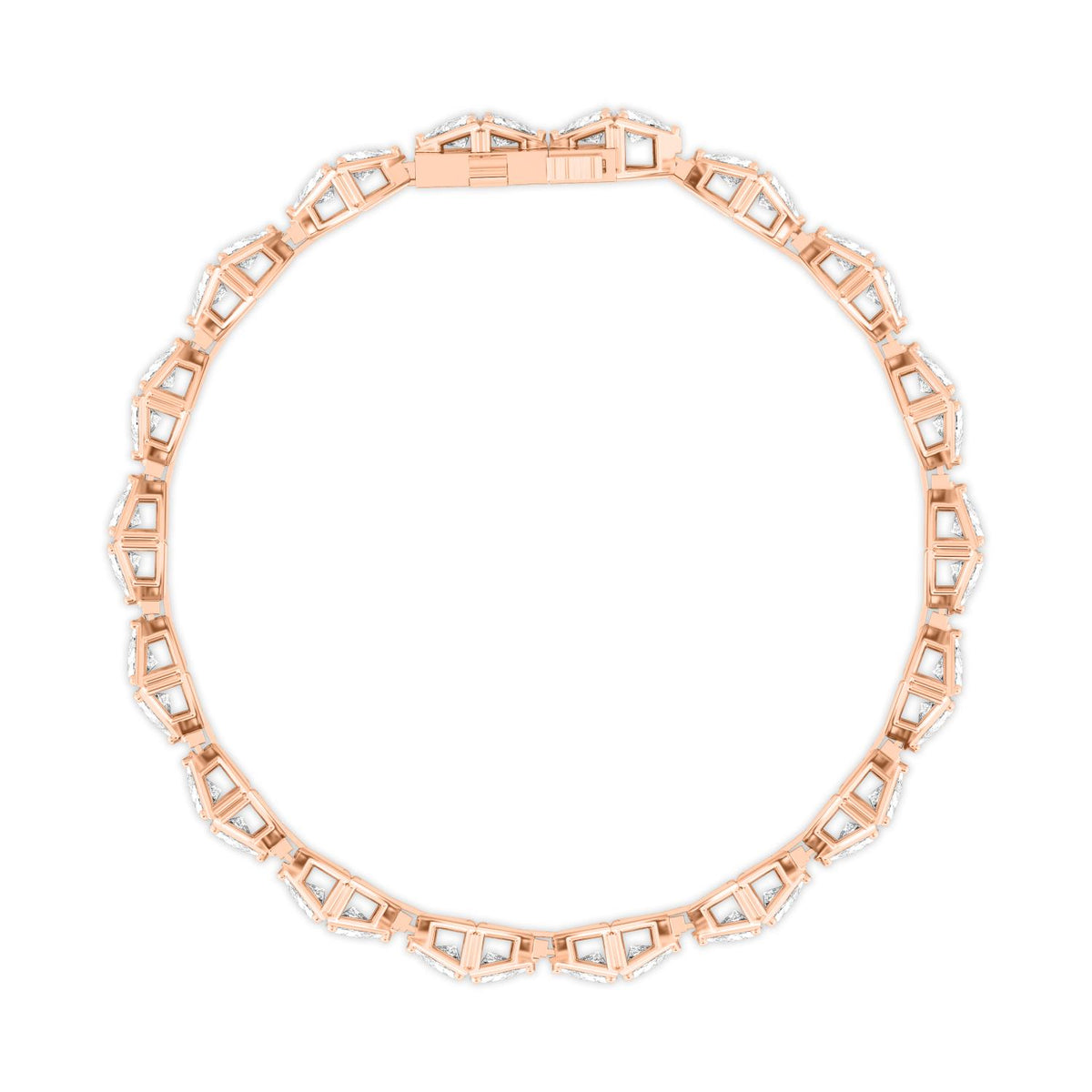 Rose Gold / 10.18ct Lab Grown Diamond Bracelet